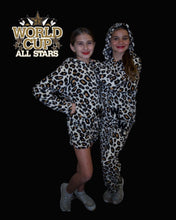 Load image into Gallery viewer, Fuzzy cheetah hoodie
